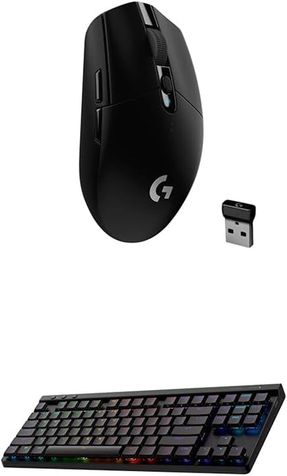 305 Lightspeed Wireless Gaming Mouse + G515 TKL Wireless Gaming Keyboard (Tactile) Bundle: Black