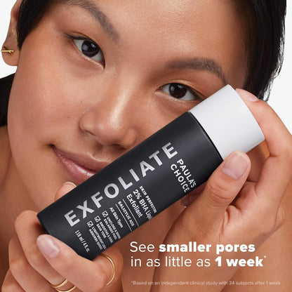 SKIN PERFECTING 2% BHA Liquid Exfoliant with Salicylic Acid, Facial Polish for Enlarged Pores, Wrinkles & Fine Lines, Suitable for Blackhead-Prone Skin, Fragrance-Free