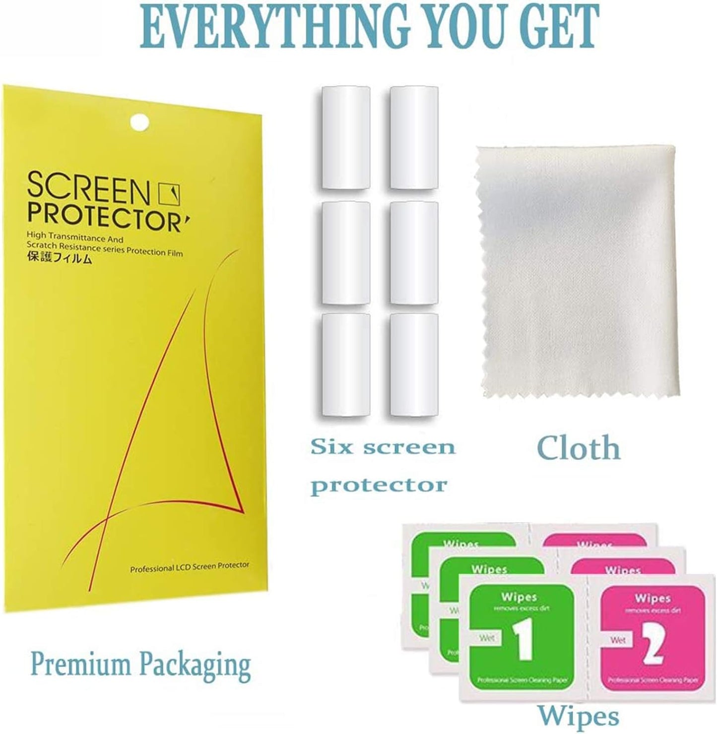 Compatible for Miko 3 Screen Protector, [6 Pack] Full Coverage TPU Clear Film Compatible with Miko 3 Smart Robot (6 PACK)