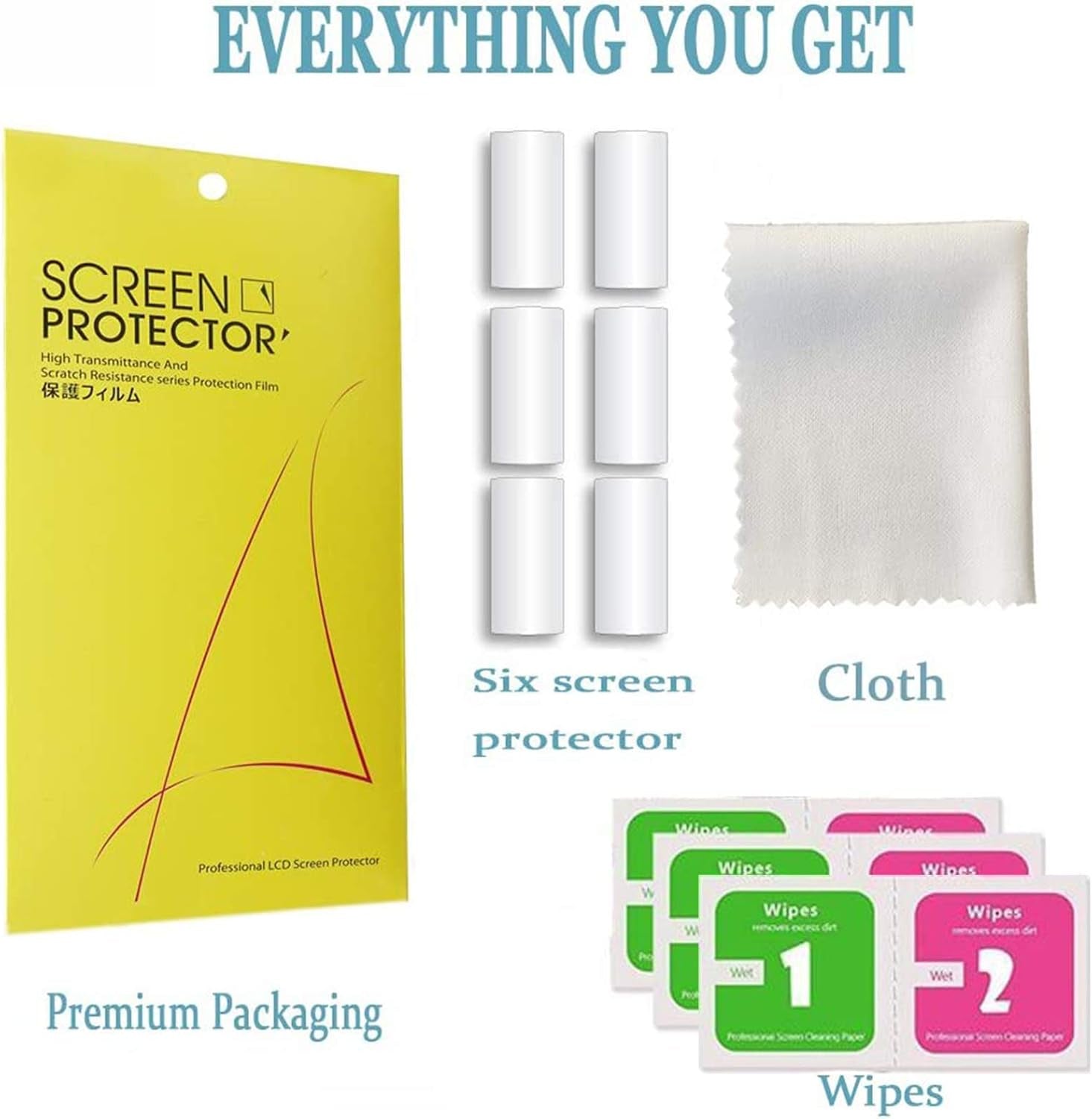 Compatible for Miko 3 Screen Protector, [6 Pack] Full Coverage TPU Clear Film Compatible with Miko 3 Smart Robot (6 PACK)