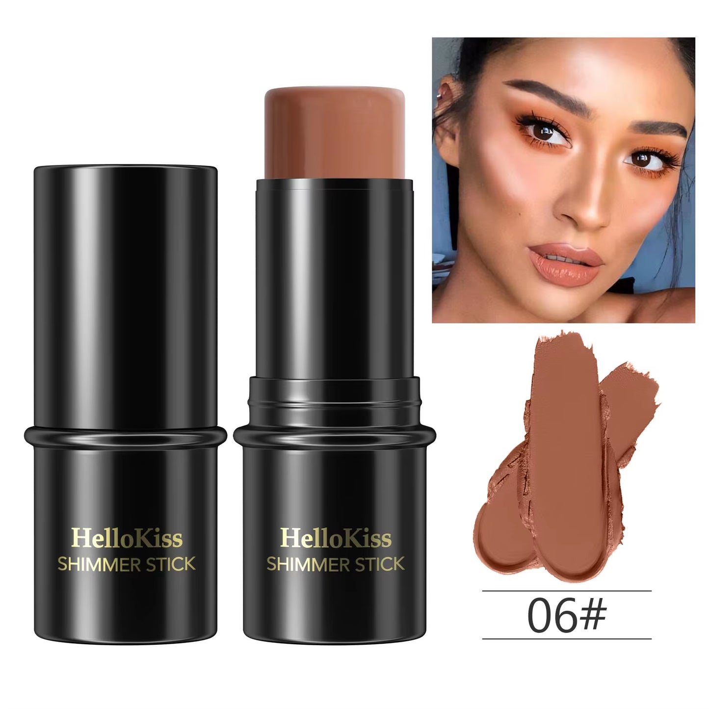 Highlighting Bronzer Stick Face Brightening Blusher Contour Concealer Pen