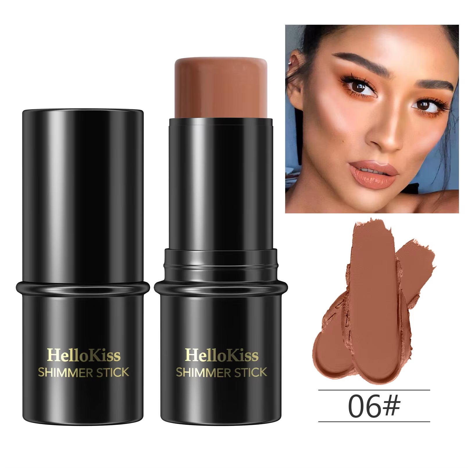 Highlighting Bronzer Stick Face Brightening Blusher Contour Concealer Pen