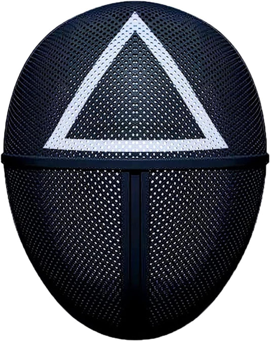 Game Mask for Men Women, Halloween Mask, Game Costume Cosplay Outfits Face Cover Masquerade Accessories Halloween Props, Triangle