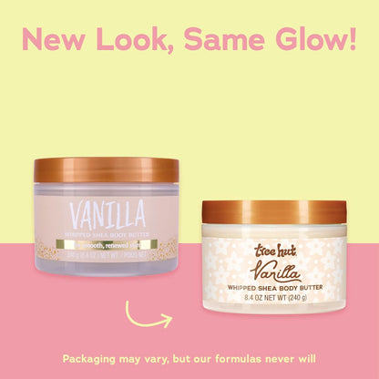 Vanilla Whipped Shea Body Butter, Long-Lasting Hydration for Soft, Smooth Skin, Nourishing Essential Body Care, Lightweight Moisturizer, 8.4 Fl Oz