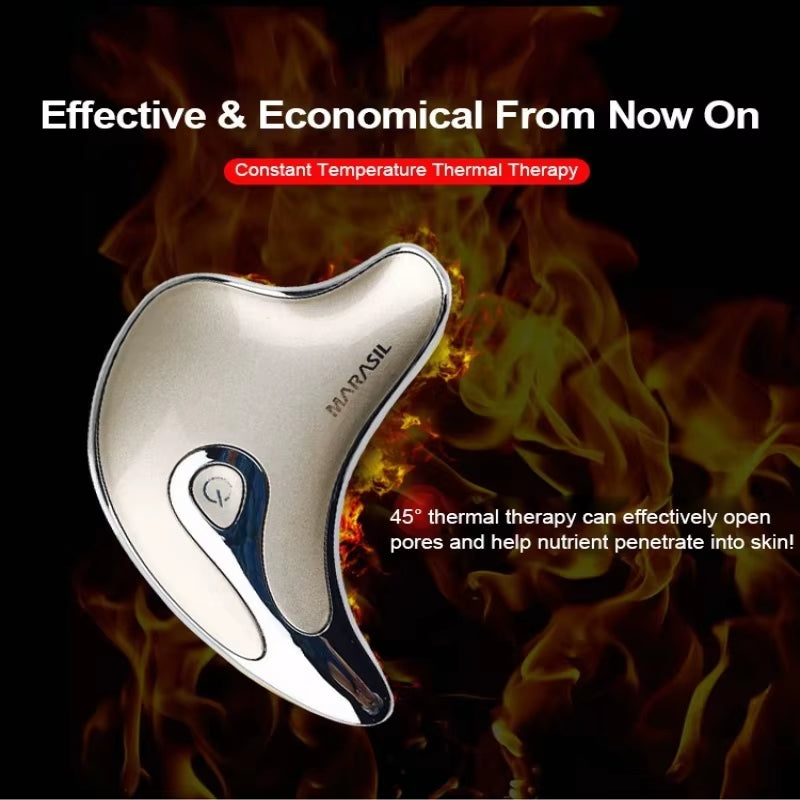 Microcurrent Face Scraping Beauty Instrument – Skin Lifting & Facial Toning Tool