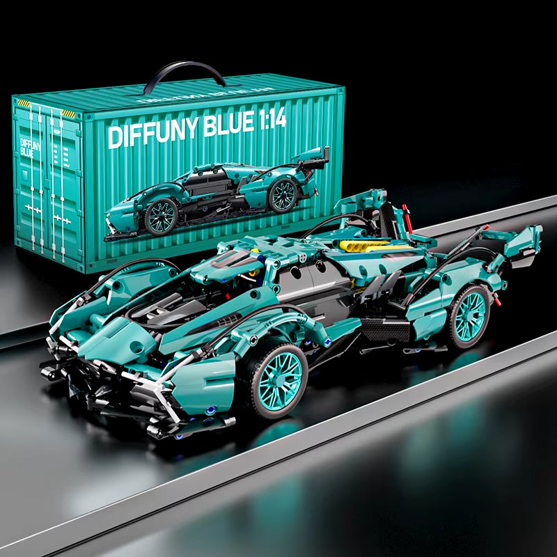 ToyLinx Technical Building Blocks Racing Car Model Mechanical Bricks Puzzle