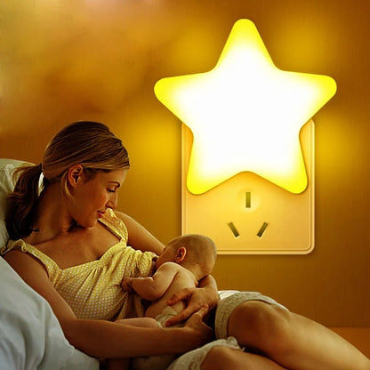 Star Night Light US Plug – Bedroom, Nursery, Corridor Home Décor LED Lamp