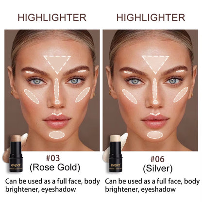 Highlighting Bronzer Stick Face Brightening Blusher Contour Concealer Pen