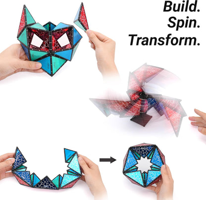Magnet Pyramid Stone Puzzle 243 Magnets 14pcs STEM Creative Toy