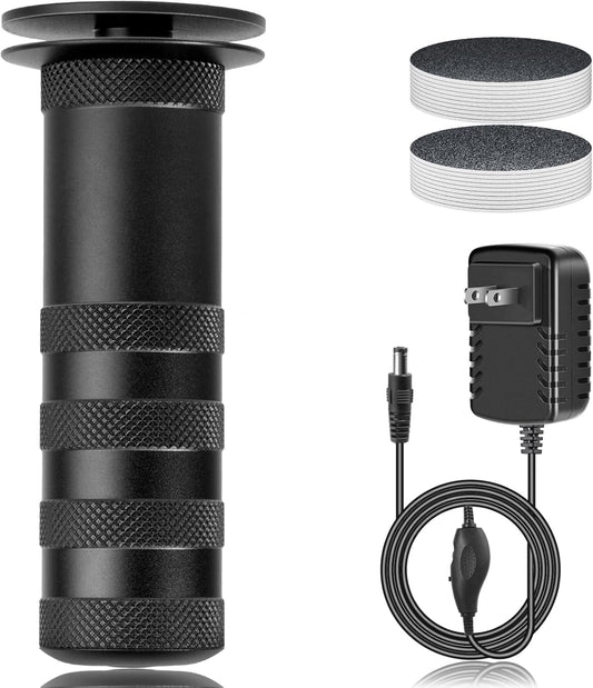 1200Rpm Electric Foot File Callus Remover with Anti-Slip Stripes, 60Pcs Sandpaper 