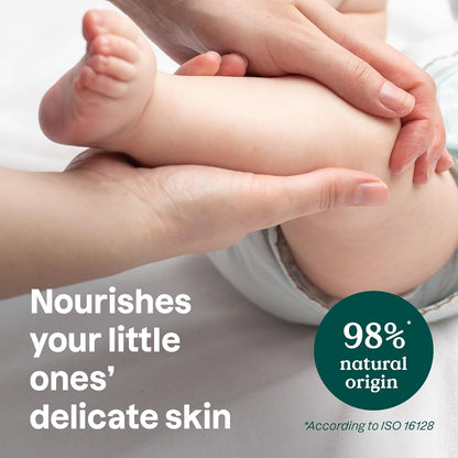 Body Lotion for Baby with Sensitive Skin, Made in Canada, EWG Verified, Plant and Mineral-Based Ingredients, Vegan, Enriched with Oat, Unscented, 473 Ml