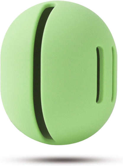 Breathable Silicone Makeup Sponge Case - Travel Beauty Blender Holder for Foundation Puff (Grass Green)