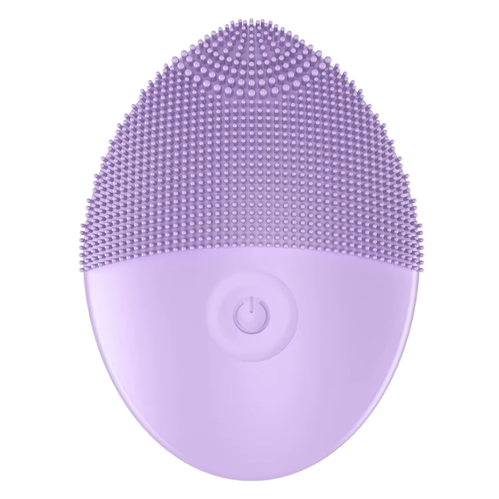 Electric Sonic Cleanser Deep Pore Facial Brush - Silicone Facial Brush Cleansing Skin Massager Face Brush Vibration  Machine