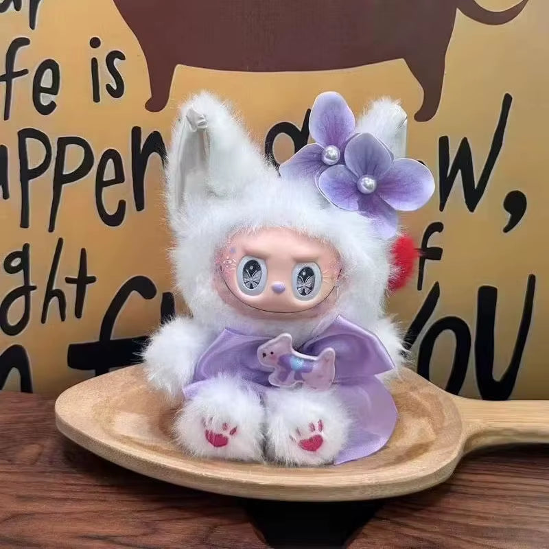 Suitable for Labubu 17Cm Vinyl Doll First Generation Standing Posture "Dark Fairy Tale" Clothing Jumpsuit Labubu Clothes Sets