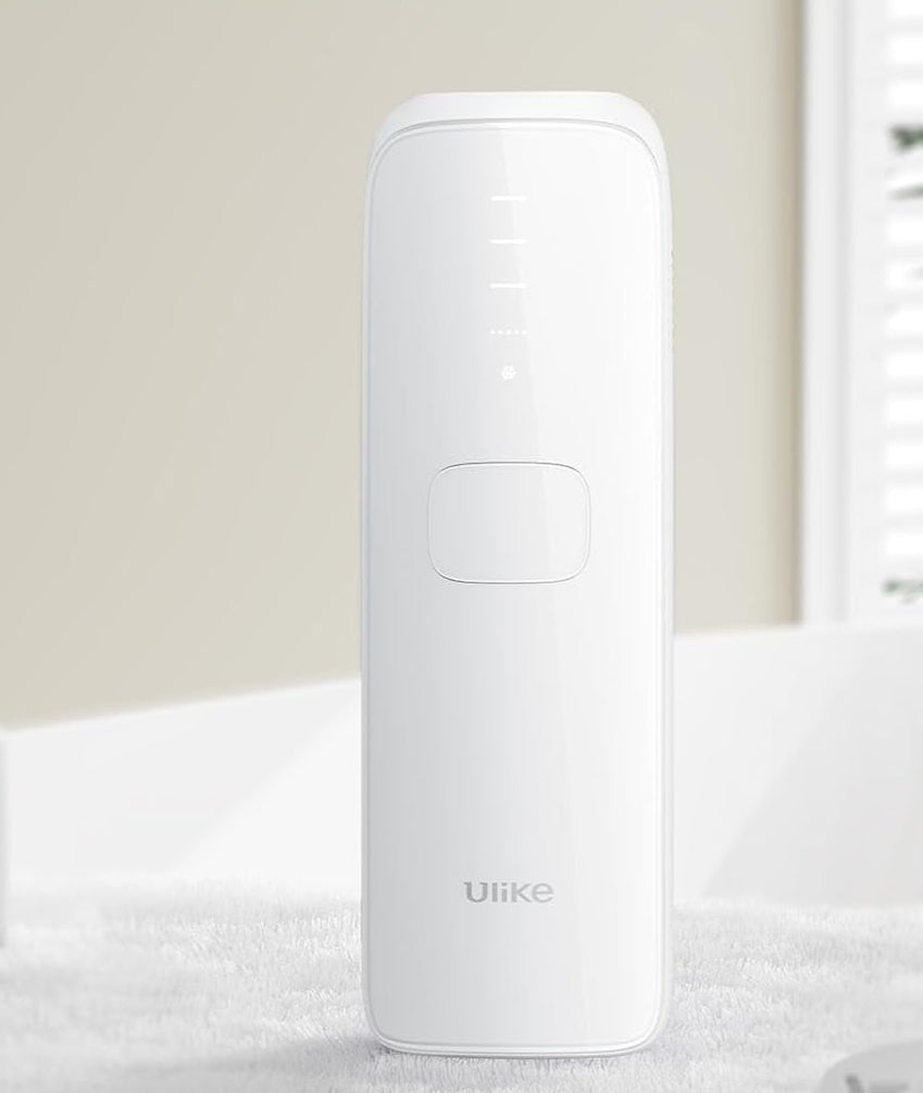  IPL Laser Hair Removal for Women, Men, IPL Hair Removal - Sapphire Ice-Cooling System, Painless & Long-Lasting Result, Flat-Head Design, Body & Face, White