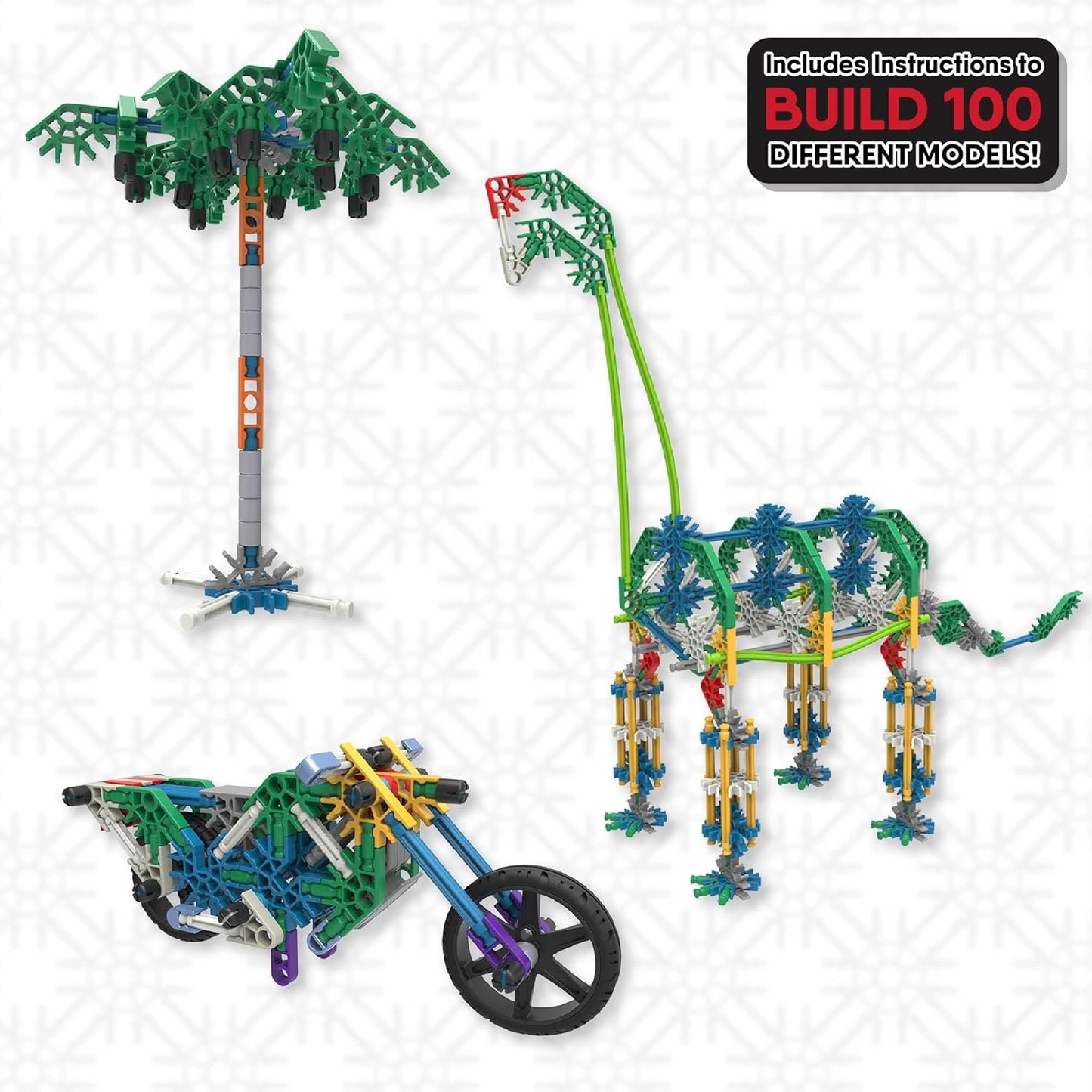 100 Model Imagination Building Set STEM Building, Kid Construction Set‚ Ages 7+