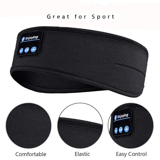 Wireless Bluetooth Sports Headband Rest Eye Mask