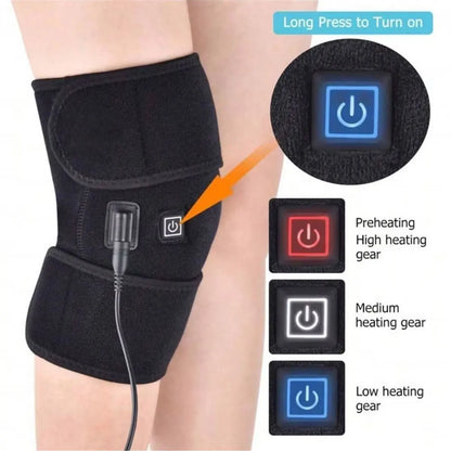 Rechargeable Adjustable 3D Knee Pad, Heat Therapy for Pain Relief, Arthritis & Joint Recovery