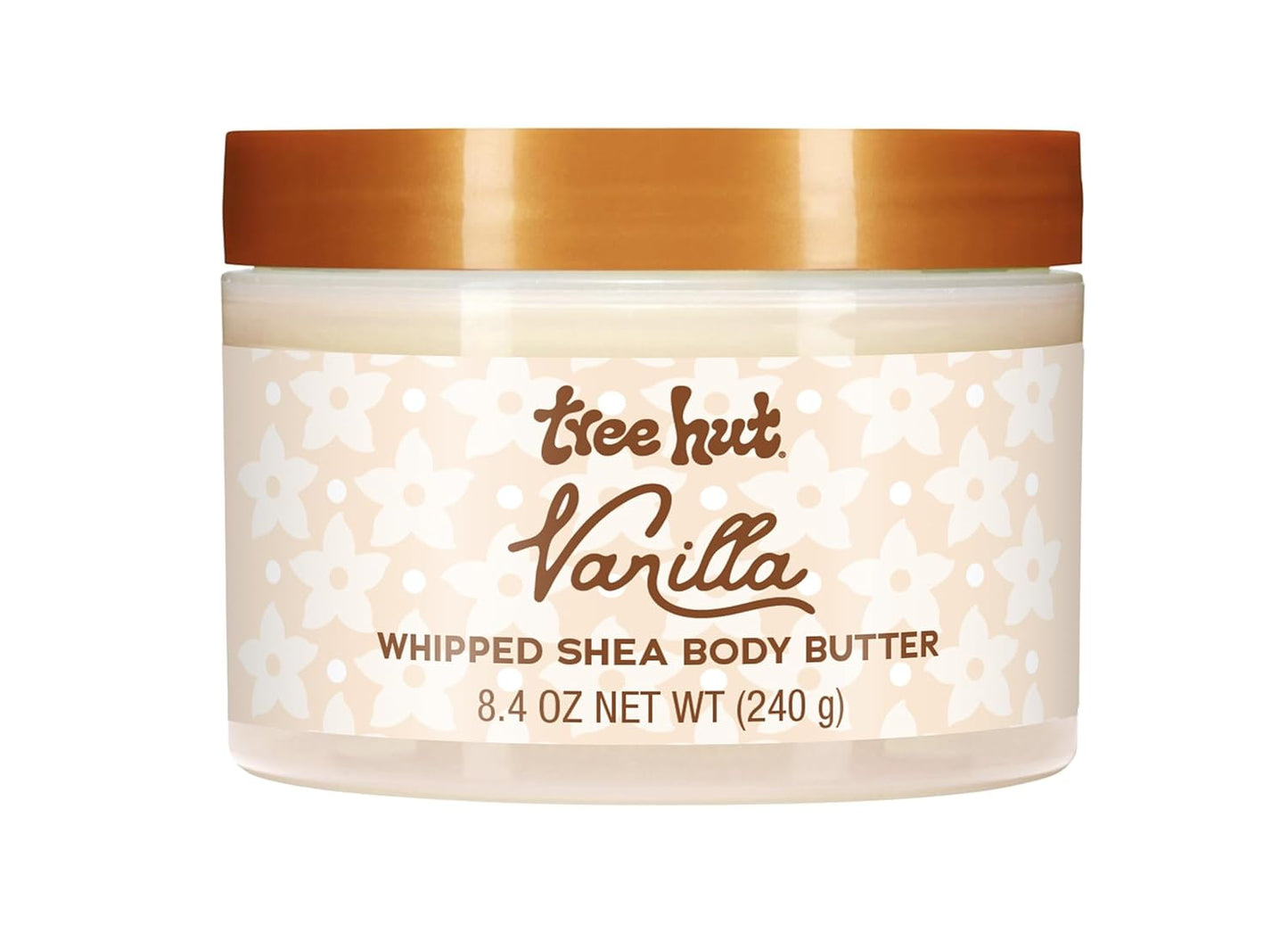 Vanilla Whipped Shea Body Butter, Long-Lasting Hydration for Soft, Smooth Skin, Nourishing Essential Body Care, Lightweight Moisturizer, 8.4 Fl Oz