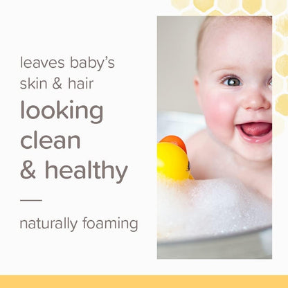 Baby Shampoo & Wash, Original, Tear Free, Pediatrician Tested, 98.7% Natural Origin, 236.5 Ml