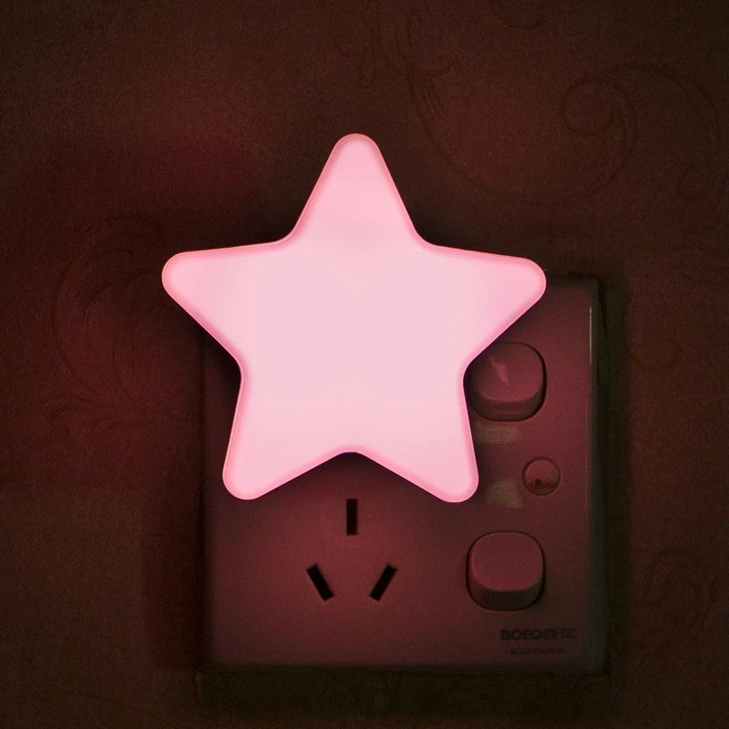 Star Night Light US Plug – Bedroom, Nursery, Corridor Home Décor LED Lamp