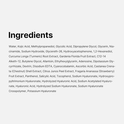 Toner Pads Kojic Acid Turmeric Clarifying Toner Pad for Troubled Skin & Use after Spot Care, Soothing with Kojic Acid, Turmeric, Niacinamide, Glycolic Acid, Korean Skin Care, 70 Pads (1 Pack)