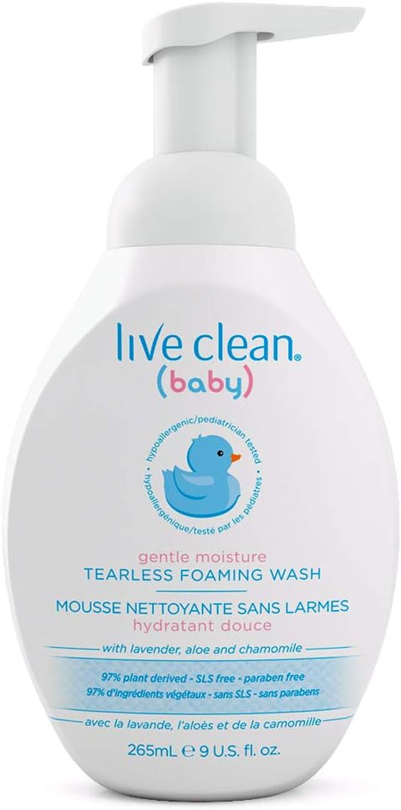 Gentle Moisture Tearless Foaming Baby Wash, 265 Ml