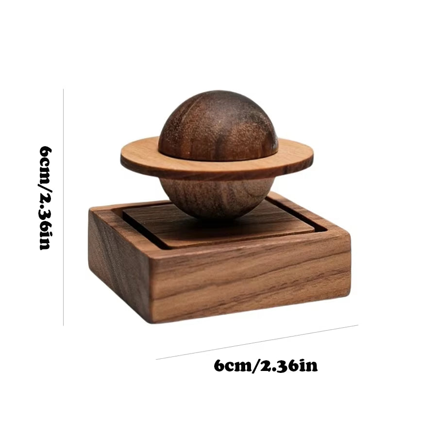 Wood Aroma Diffuser 1Pc – Jupiter Shape Home Decor, Fresh Air Gift for Dorms