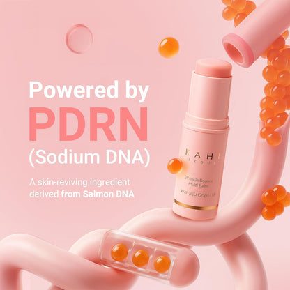 Wrinkle Bounce Multi Balm - DUO EDITION | All-In-One Hydrating Balm Eye Cream Make up Base & Moisture Stick | Daily Moisturizer Stick with Salmon-Derived Sodium DNA (0.32 Oz - Pack of 2)