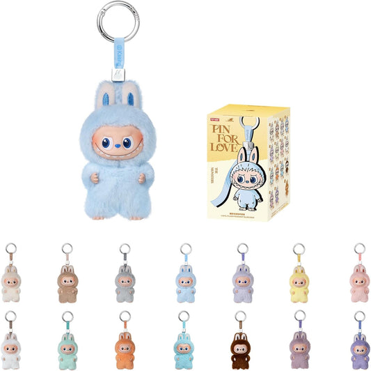the Monster Pin for Love Series (A–M) Mini Labubu Doll Blind Box Keychain – Vinyl Plush Pendant, Bag Charm, Collectible Holiday & Birthday Gift for Kids & Adults, Single Box