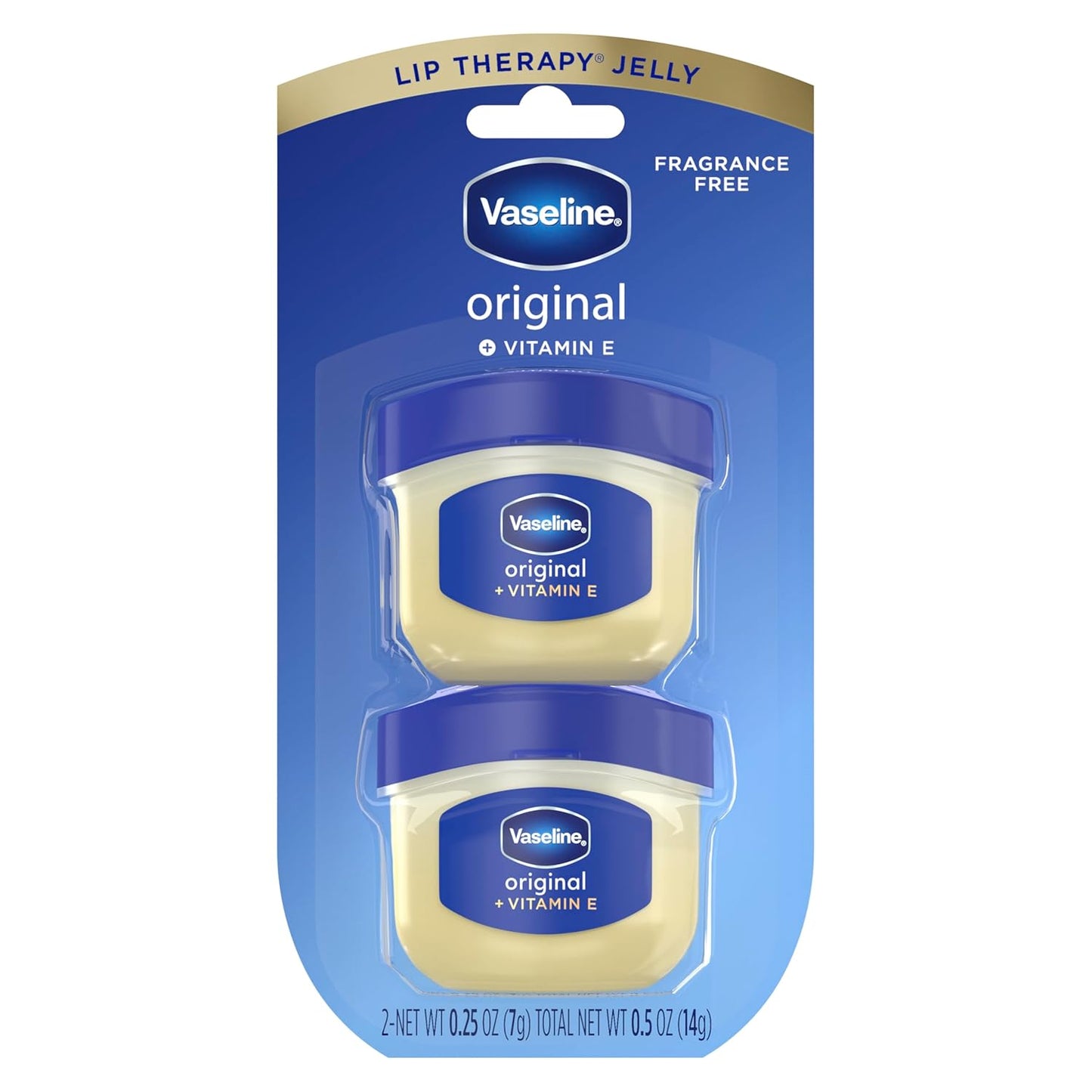 Lip Therapy 2 Pack Original Mini for Dry, Chapped Lips Hydrating Lip Balm 0.5 Oz