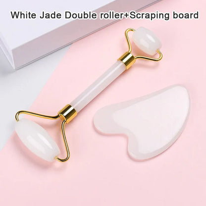 Gua Sha Board And Roller Anti Aging Face Body Massage Slimming Tools