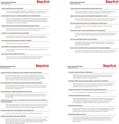 Electric Pressure Cooker - 8L Capacity - Steam Tray, Measuring Cup & Spatula - 11 Preset Cooking Functions