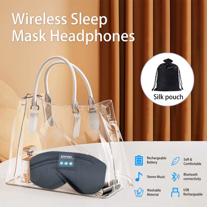 Bluetooth 5.3 Sleeping Mask with Wireless Headphones