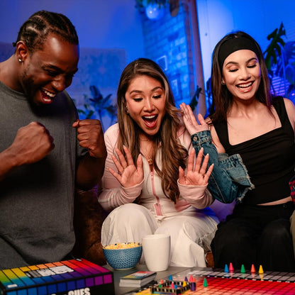 HUES and CUES Color Guessing Board Game Family Party Challenging Game  