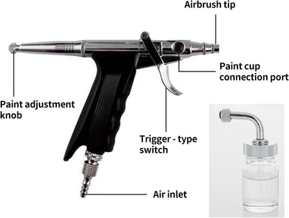 Facial Oxygen Injector Spray Gun Deep Moisturizing Skin Rejuvenation, Atomization Fine Mist Sprayer for Hydrating, Oil Control Portable Home Beauty Salon Use