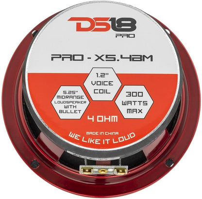 PRO-X5.4BM PRO Series Midrange Bullet Loudspeaker - Set of 1-5.25"