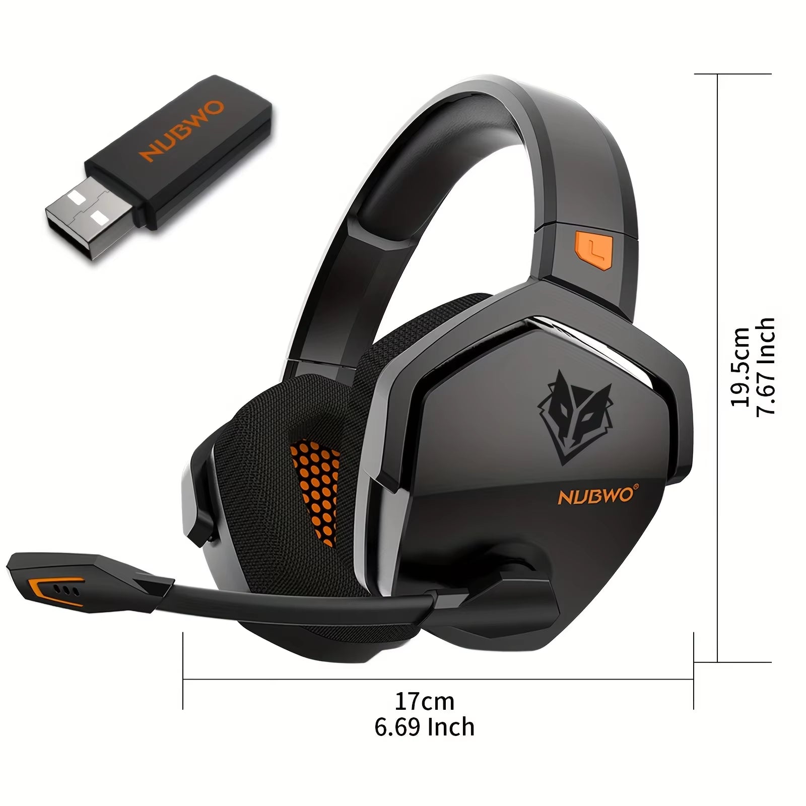 Gaming Headset - Ultra-Low Latency Noise Cancelling Bluetooth Headphones with Microphone for PS5, PS4, Xbox, PC, and Mac