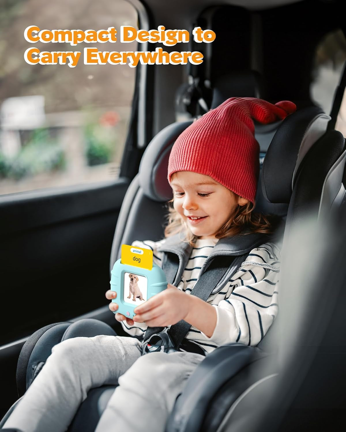 Talking Flash Cards for Toddler 1 2 3 4 Year Olds, Language Learning and Montessori Toys with 224 Words, Pocket Speech Therapy and Autism Toys, Children'S Sensory Educational Device