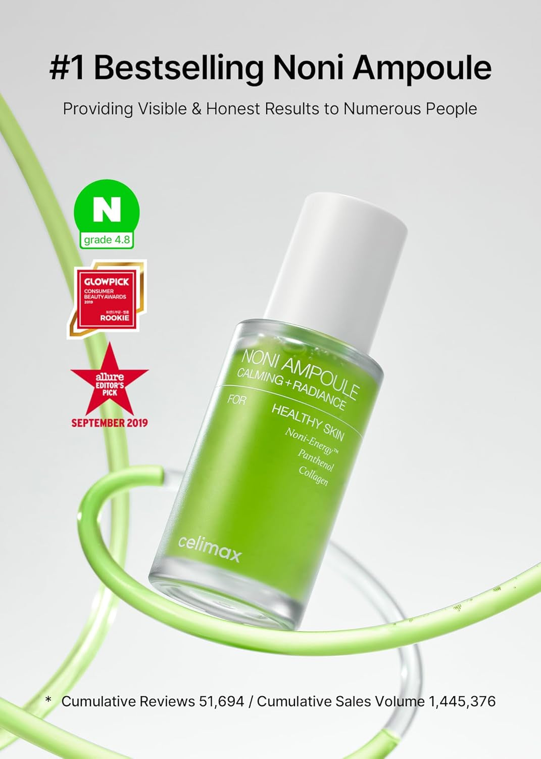 Noni Energy Ampoule 30Ml | with Noni Extract, Hydrating, Moisturizing & Soothing Serum for Dark Spots & Fine Lines, anti Aging, Brightening for Face, Facial Astringent