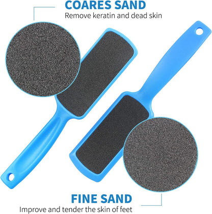 Pedicure Foot Files Callus Remover Double Sided Feet Rasp Skin Scrubber - 3 PK