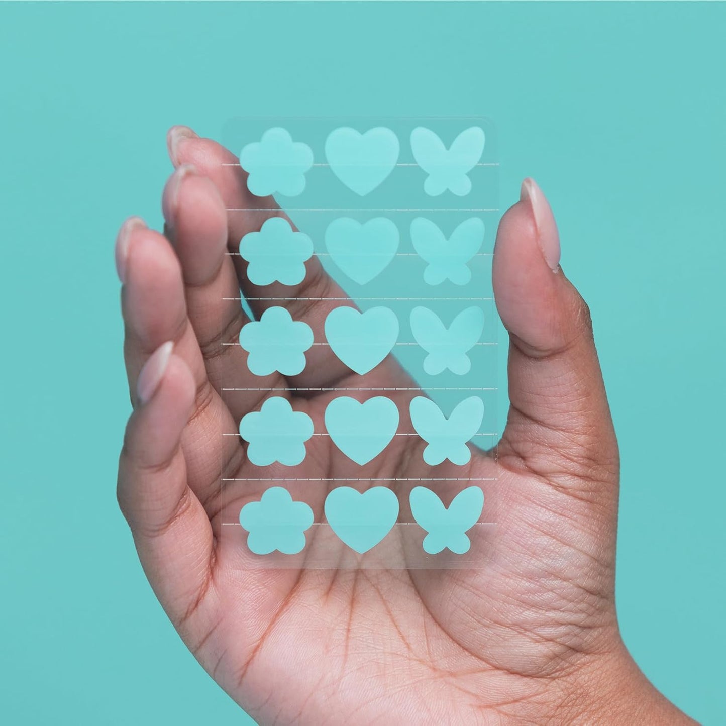 Zits Happen Design Acne Patches, Hydrocolloid Spot Treatment with Salicylic Acid, Heart, Flower & Butterfly Shapes, Dermatologist-Developed, 30-Count