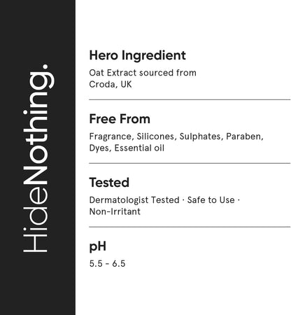  Oat Extract 6% Gentle Cleanser for Sensitive Skin | 120 Ml / 4 Fl Oz