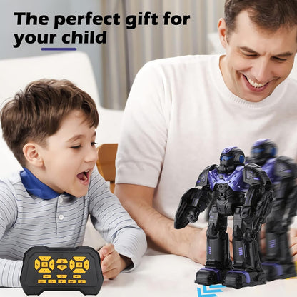 RC Robot Toys Gesture Sensing Remote Control Programmable Robot Toy for 5 6 7 8 9 Years Old Boys Kids