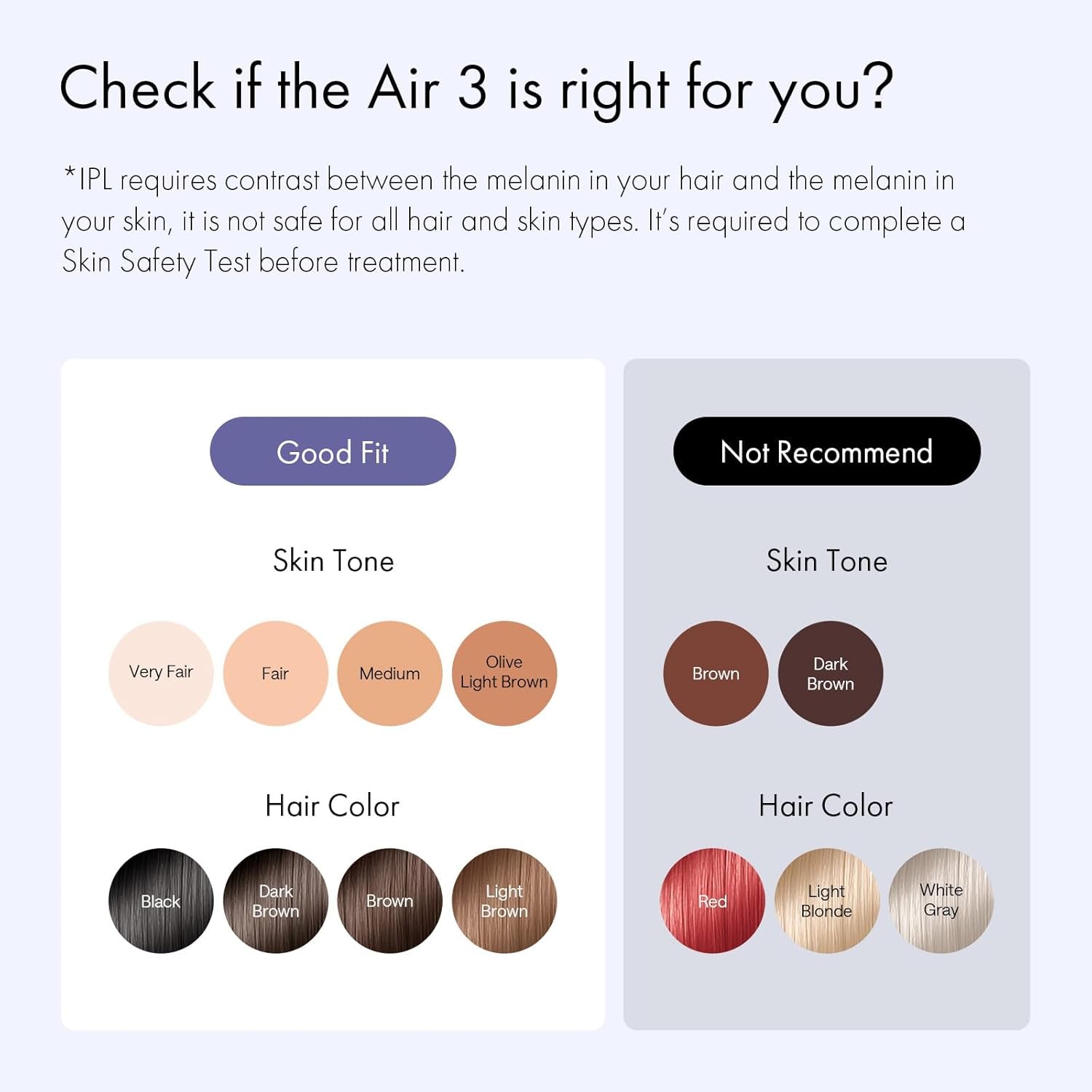  IPL Hair Removal Device with Ice-Cooling - Laser Hair Removal for Women and Men, Long-Lasting - Painless Treatment, For Facial, Bikini & Whole Body