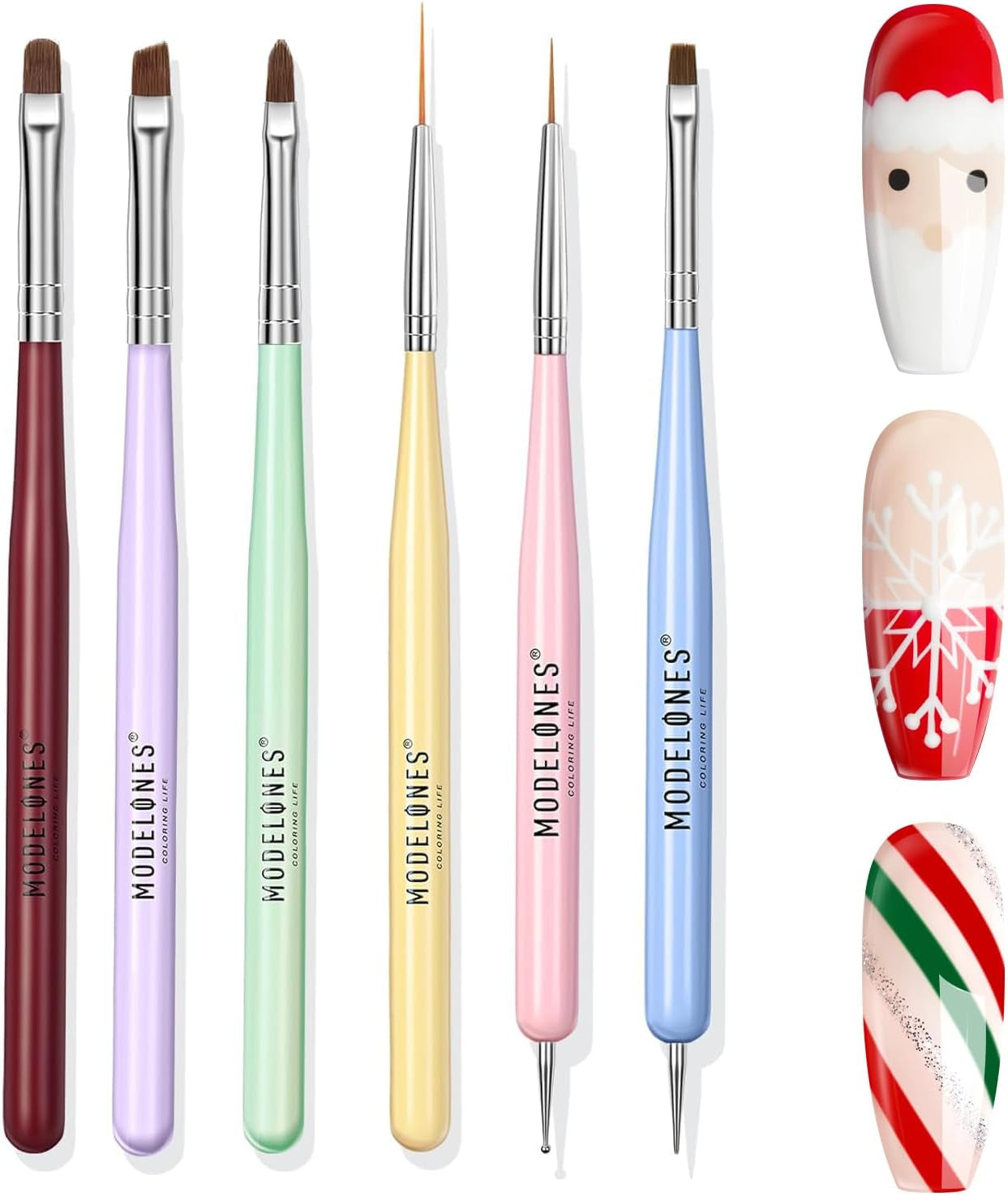 Nail Art Brushes Set - Nail Art Design Pen Painting Tools, Nail Extension Gel Brush, Gel Polish Manicure 