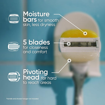 Comfortglide plus Olay Coconut Women'S Razor Blade Refills, 4 Count (Pack of 1)