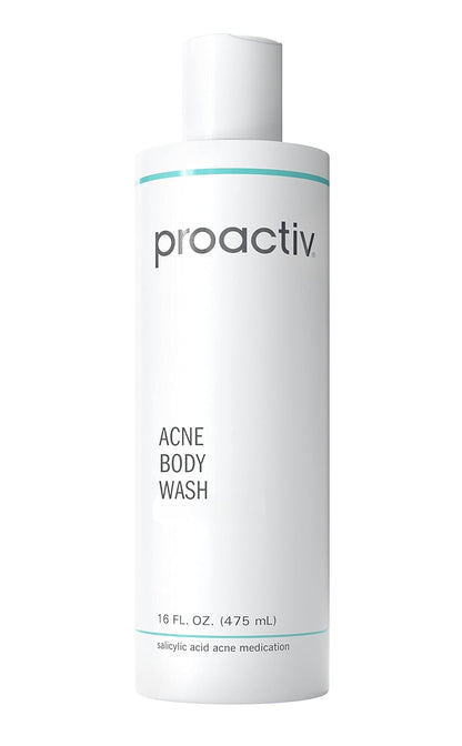 Acne Body Wash, Gentle All-Over Cleanser, Unclogs Pores and Clears Blemishes, Salicylic Acid & Glycolic Acid Formula, Soothing Complex of Shea Butter, Vitamin E & Aloe Vera Extract, 16 Fl Oz