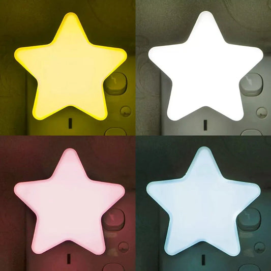 Star Night Light US Plug – Bedroom, Nursery, Corridor Home Décor LED Lamp