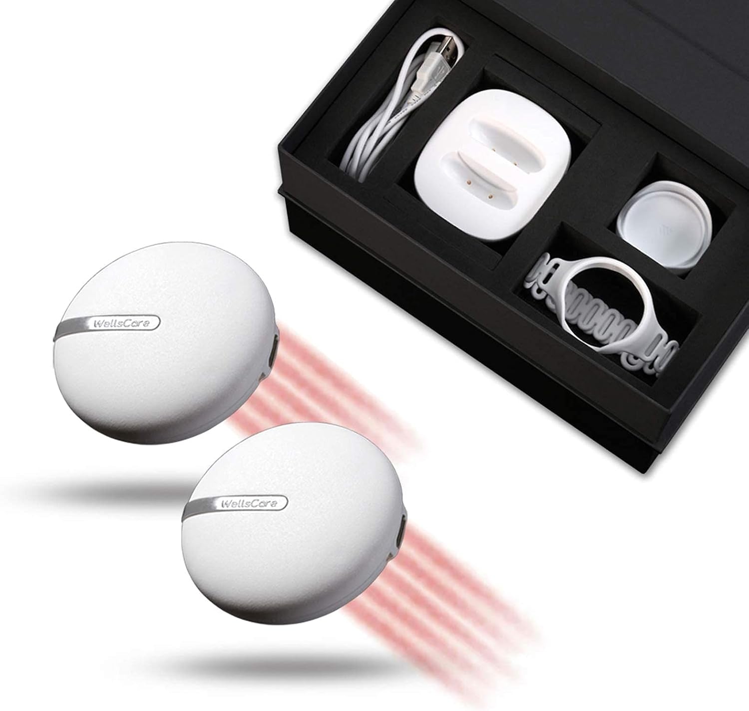 [] Red Light Therapy Device and Massager- Fda-Registered, Cold Laser (Non-Led) Pain Relief for Back, Foot, Neck, Shoulders, Wrists, Knees. Wearable & Rechargeable. All Inclusive Package (Double)